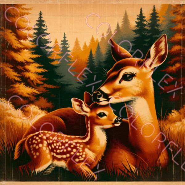 wv 1466 Mama and Baby Deer1